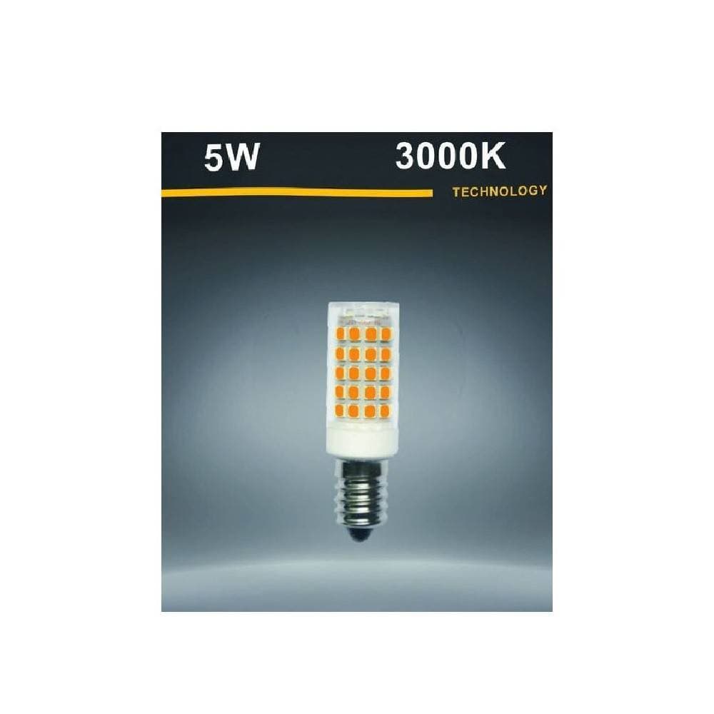 LAMPADINA LED E14 5 WATT TONI DI LUCE CALDA 3000K FREDDA 6500K NATURALE 4000K - 6