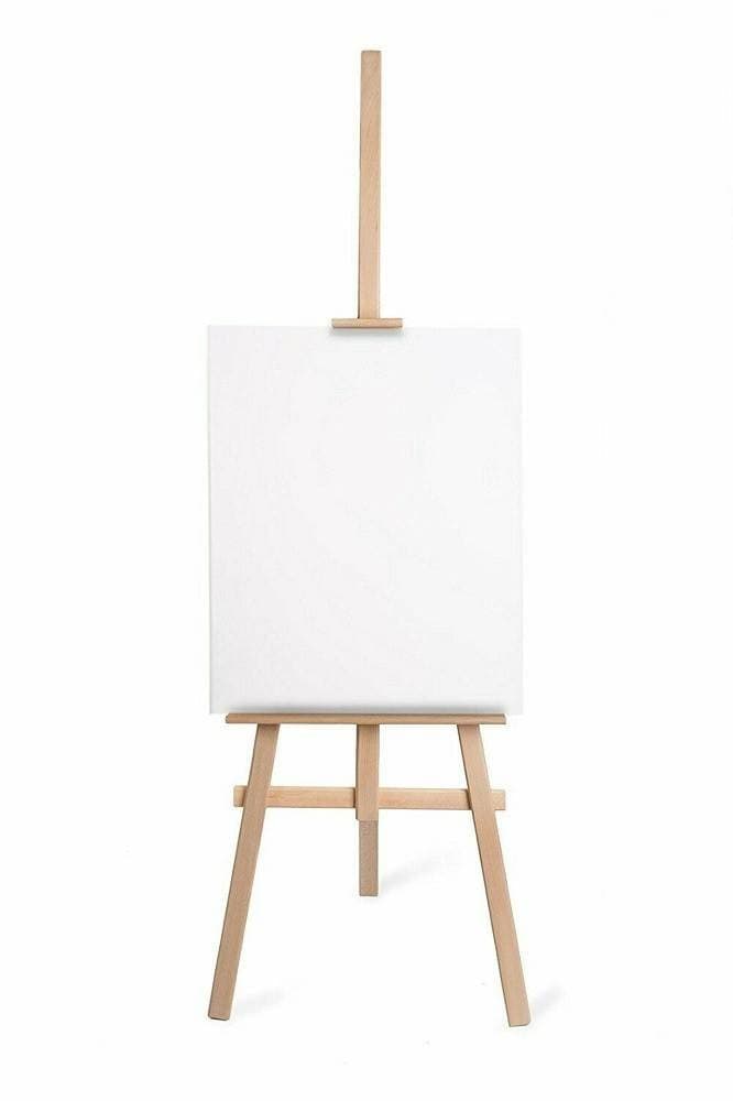 CAVALLETTO PITTORICO IN LEGNO INCLINABILE 120 CM PITTURA ESPOSIZIONE TELE QUADRI - 2