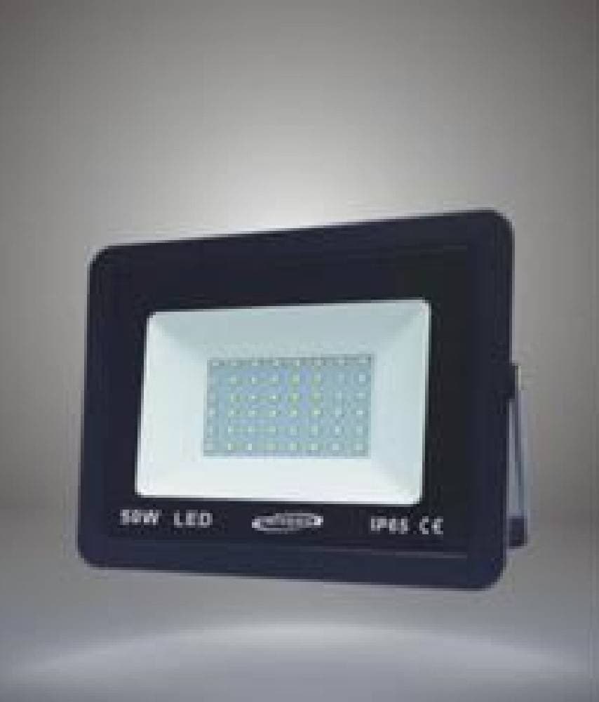 FARETTO PROIETTORE DA ESTERNO 50W NERO IP65 LUCE CALDA FREDDA NATURALE - 2