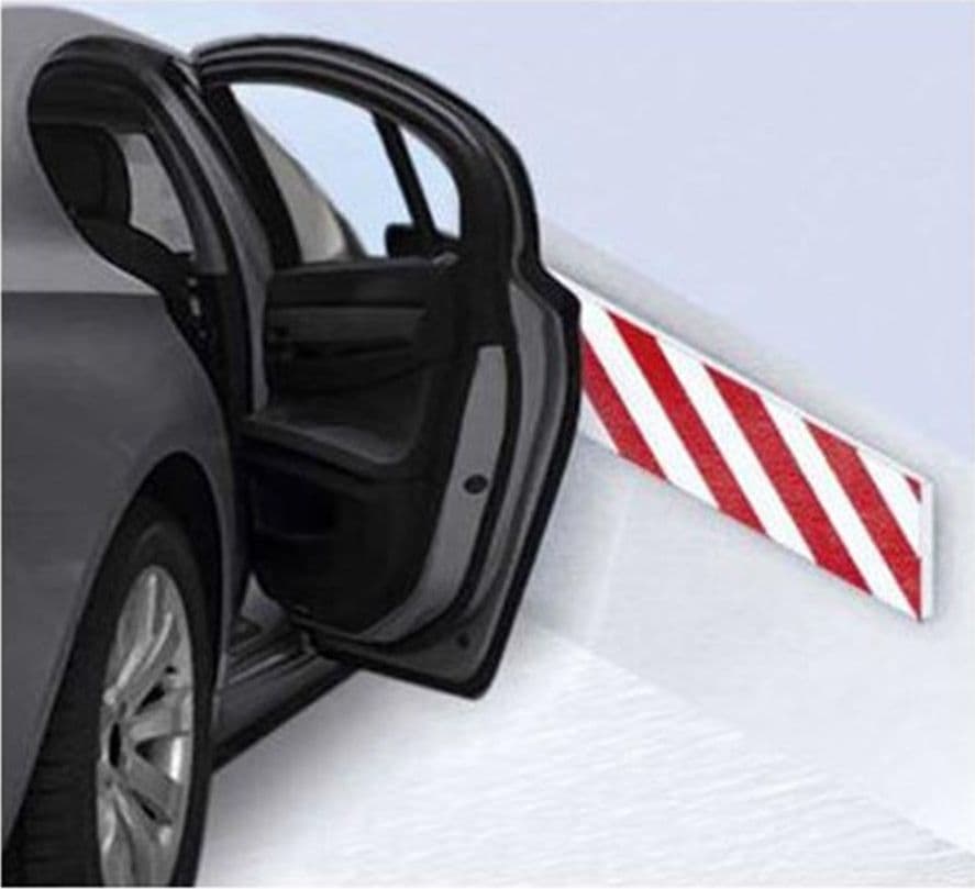 SET 2 PANNELLI ADESIVI ANTIURTO PER GARAGE BOX PROTEZIONE PARAURTI AUTO 24X50CM - 3