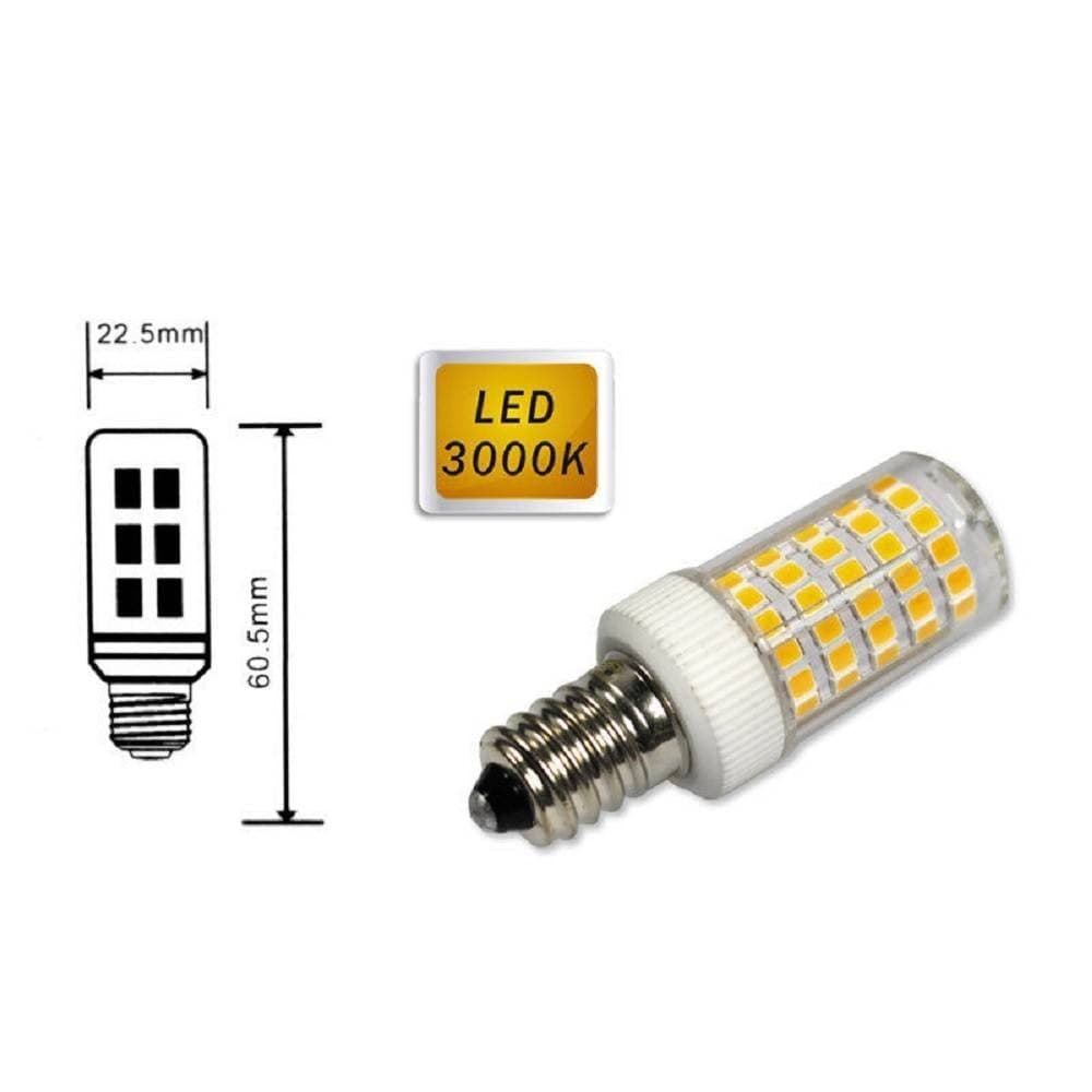 LAMPADINA 86 LED E14 7WATT PICCOLA LUCE 6500K 3000K 4000K FRIGO E CAPPA - 4