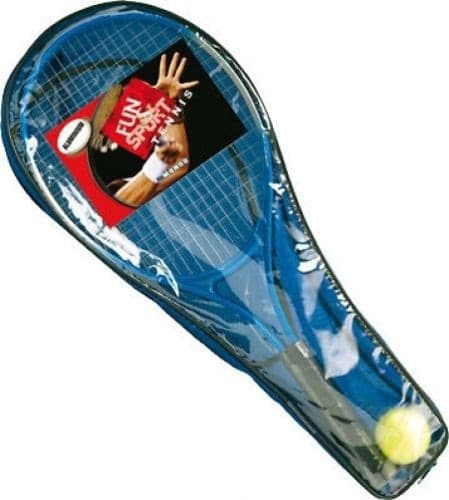 KIT CONFEZIONE SET TENNIS 2 RACCHETTE CON PALLA CON CUSTODIA SPORT ACCESSORI - 2