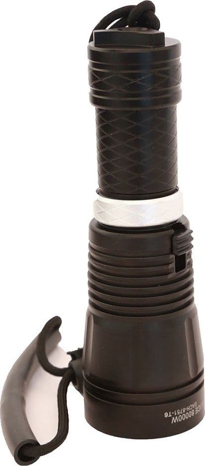 TORCIA LAMPADA SUBACQUEA LED CREE T6 RICARICABILE TATTICA IMMERSIONE BL-8751 - 2