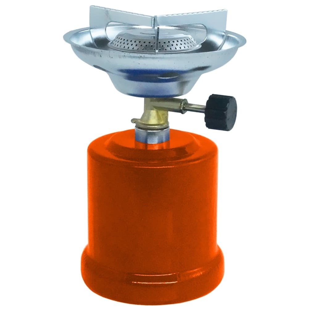 FORNELLO GAS PORTATILE FORNELLINO PER CAMPEGGIO CAMPING DA VIAGGIO DI EMERGENZA - 2
