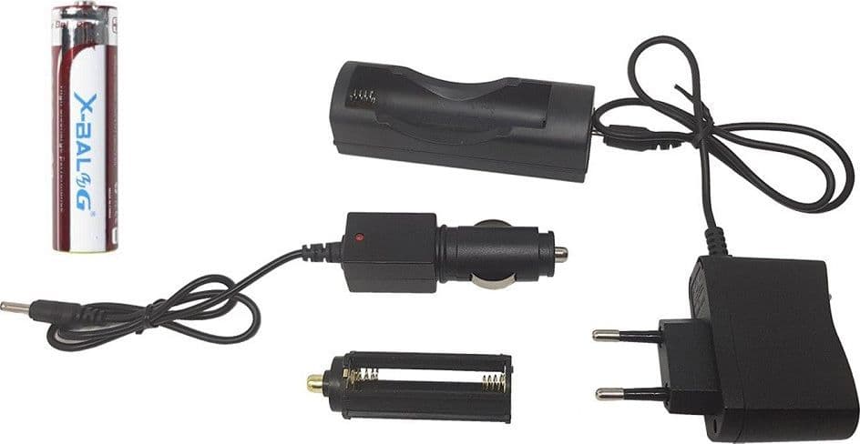 TORCIA SUBACQUEA A LED RICARICABILE IN ALLUMINIO CON BATTERIA DA 8800 MAH - 2