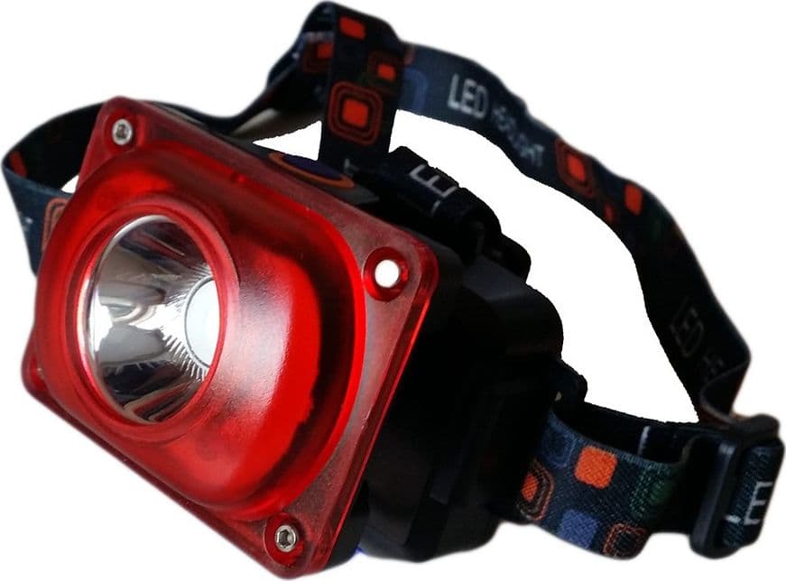 TORCIA LAMPADA FRONTALE LED RICARICABILE 30LED CREE T6 4 FUNZIONI A LITIO - 3