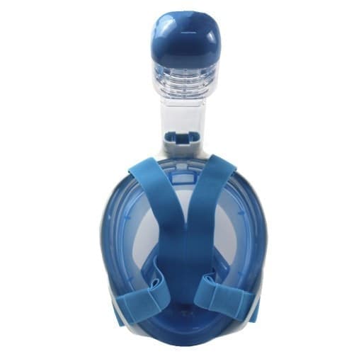 MASCHERA DA IMMERSIONE SUBACQUEA SNORKELING BOCCAGLIO FULL FACE CON VISIONE 180° - 5