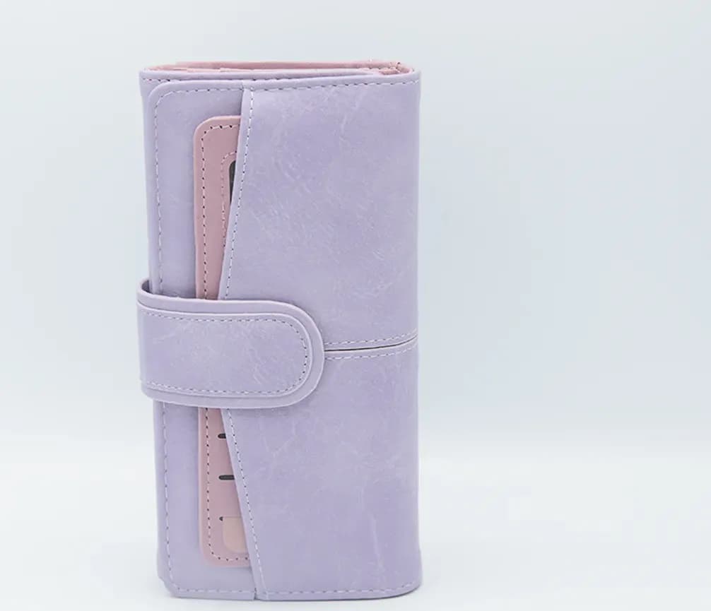 Portafogli con portacarte – Lilla – borsa