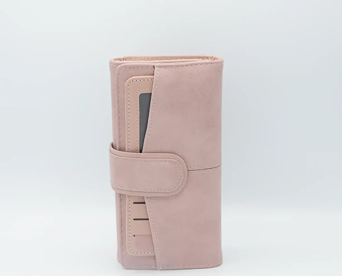 Portafogli con portacarte – Cipria – rosa