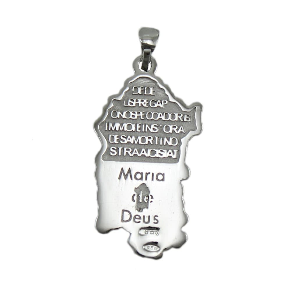 Pendente Sardegna Argento Ave Maria in Sardo Rilievo - 2