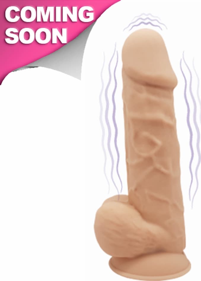 SilexD MODEL 4 - 8,5" FLESH 225470 FALLO REALISTICO VIBRANTE IN SILICONE MEMORY VIBRATORE CON MOTORE CM 21