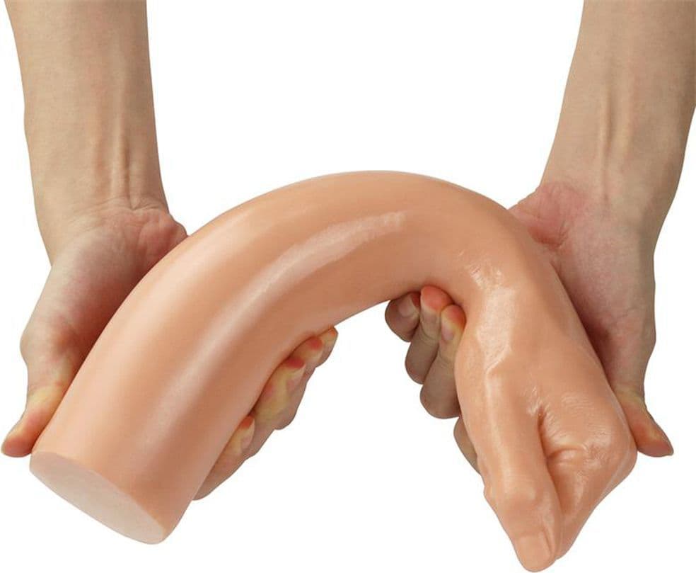 LOVETOY DILDO BITCH FIST 12" FLESH BRACCIO REALISTICO MORBIDO E FLESSIBILE CON PUGNO PER FISTING 30 CM - 5