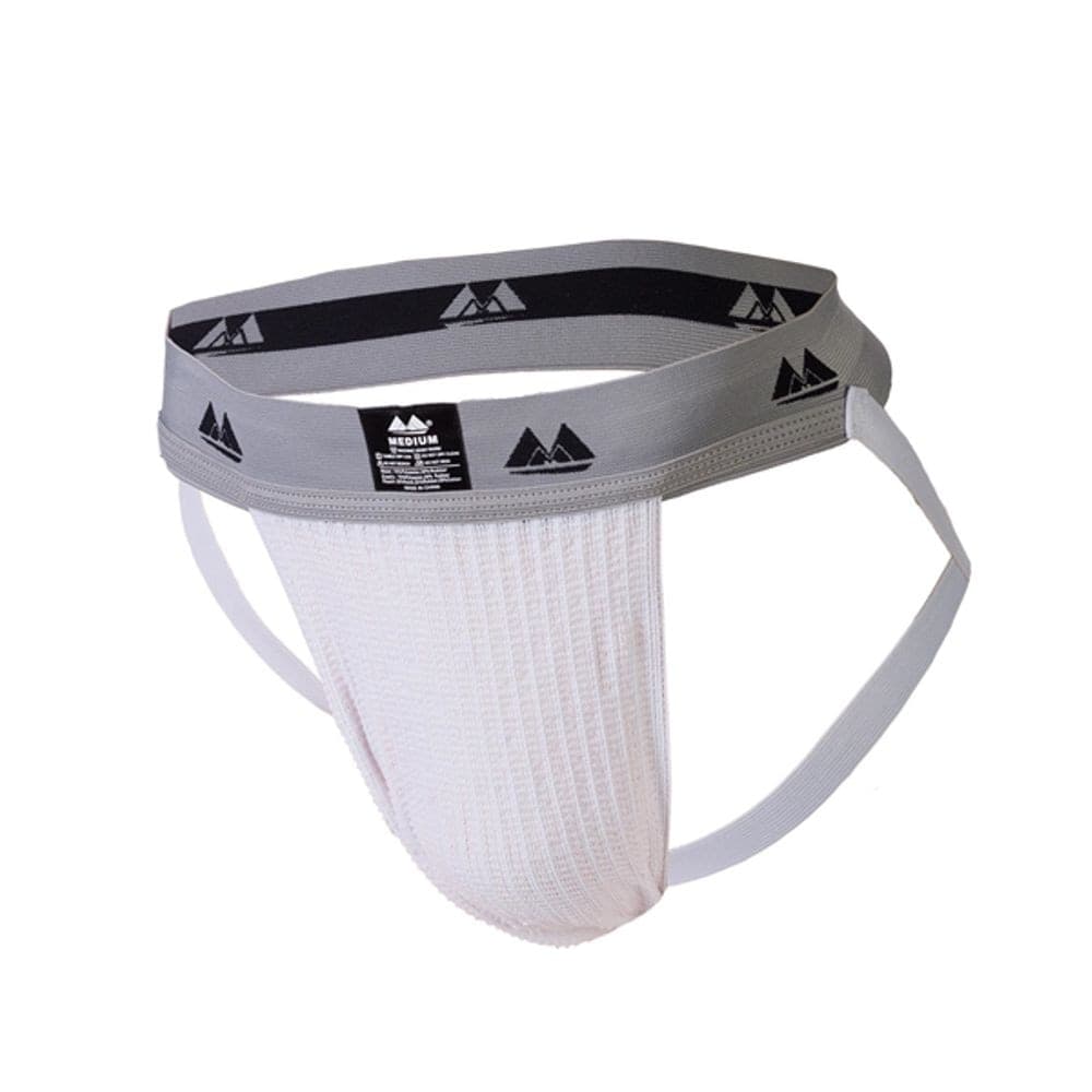 Original Jock Collection - 2" White / Grey – M MUTANDINE UOMO GAY APERTE DIETRO IN MISTO COTONE NYLON ELASTANE COLORE BIANCO GRIGIO TAGLIA M