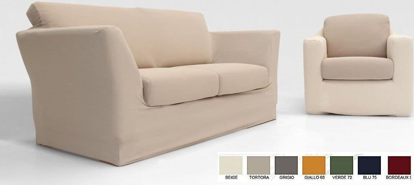 COPRICUSCINO COPRISEDUTA ELASTICIZZATO DIVANO 2 POSTI LINEA JOLIE ESTENSIBILE DA 110 A 145 CM - 9
