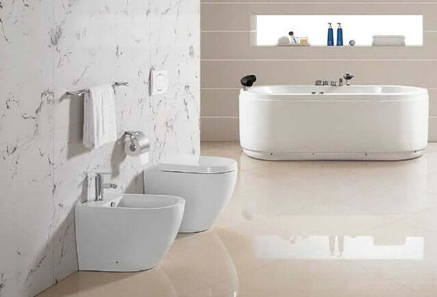 Coppia Sanitari Design Sospesi / A Terra Filo Muro - 11