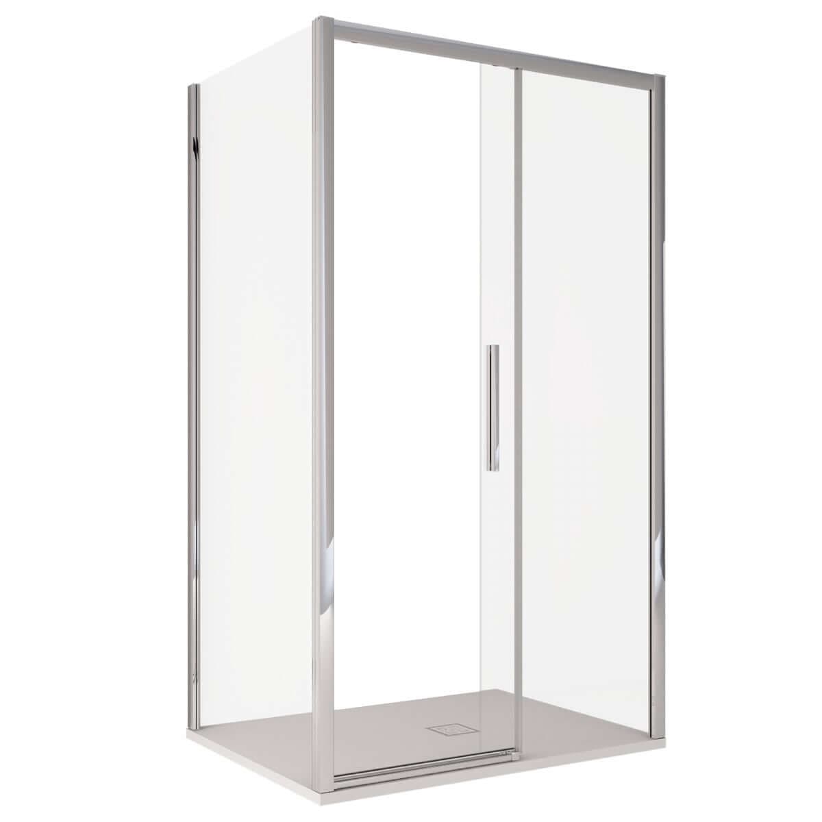 Box Doccia Cristallo 6mm Anticalcare Scorrevole H195 - 4
