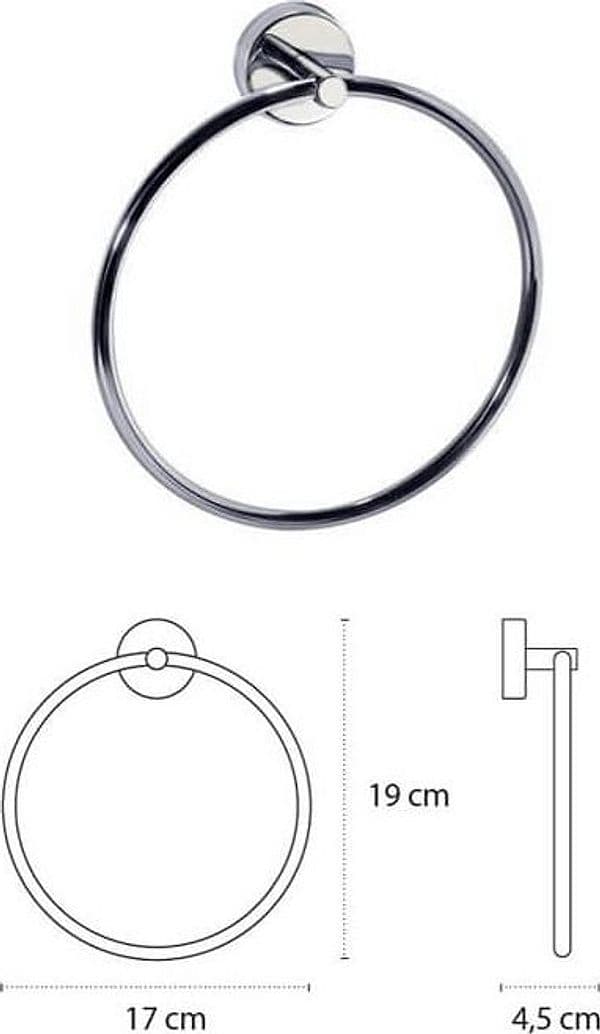 Set Accessori Bagno Vetro Temperato Design Sospeso - 3