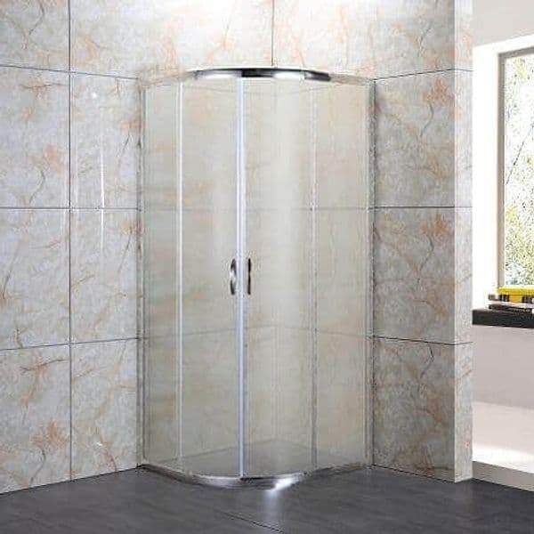 Box Doccia Semicircolare Opaco 4mm Doppia Scorrevole H190 - 5