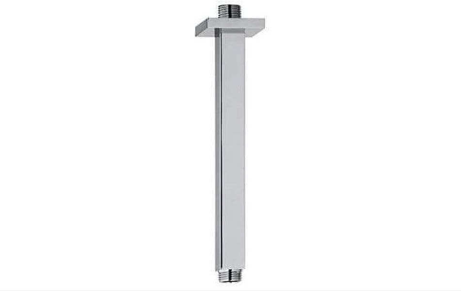 Braccio doccia a soffitto design squadrato - 20cm / 30cm