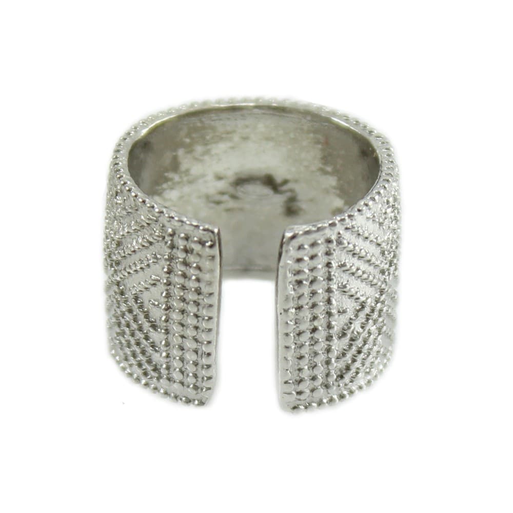 Fede Sarda Argento Rodiato Lavorazione Tappeto RID9R - 4