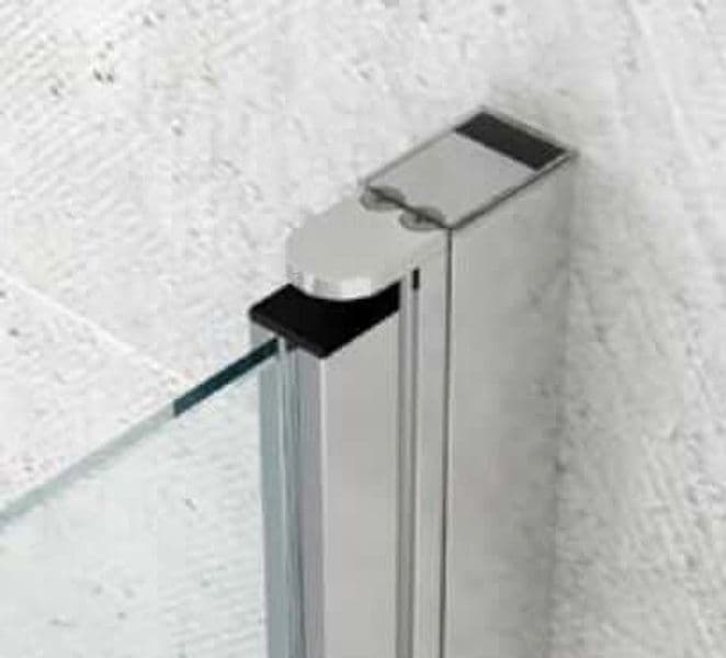 Parete Walk In A Libro H200cm Trasparente 6mm S7 - 3