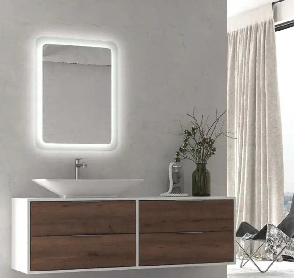 Grande Specchio Rettangolare Con Cornice Luminosa LED - 2