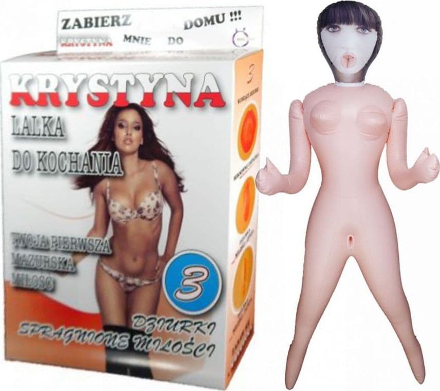 KRYSTYNA LOVE DOLL BAMBOLA GONFIABILE BIANCA POLACCA GRANDEZZA REALE 3 FORI - 2