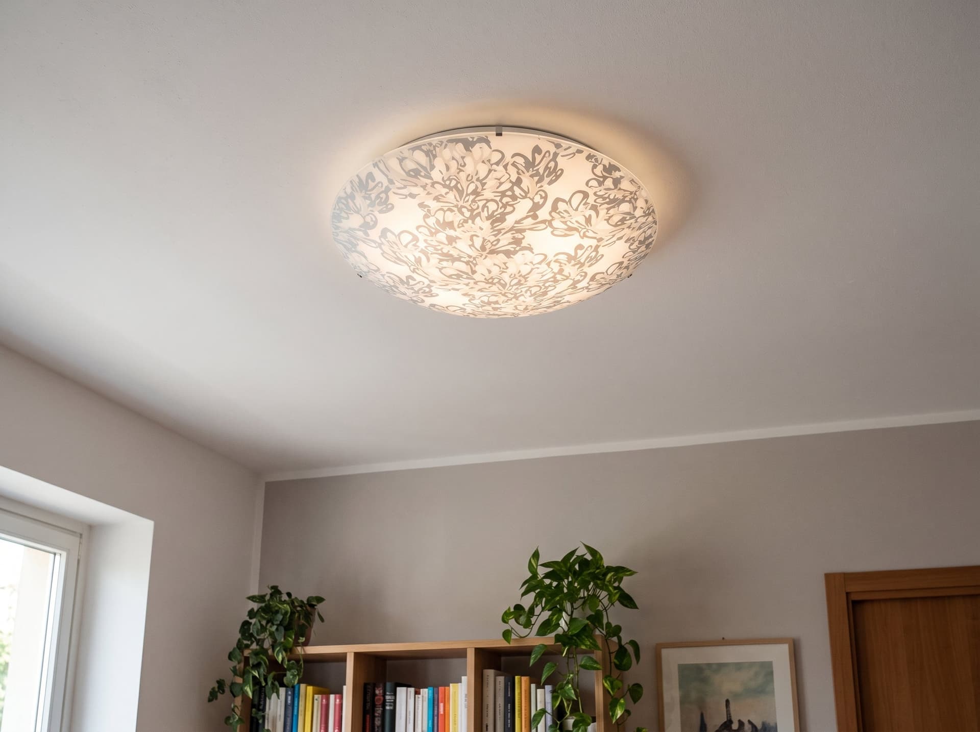 Plafoniera da Soffitto a Led in vetro Satinato - 2