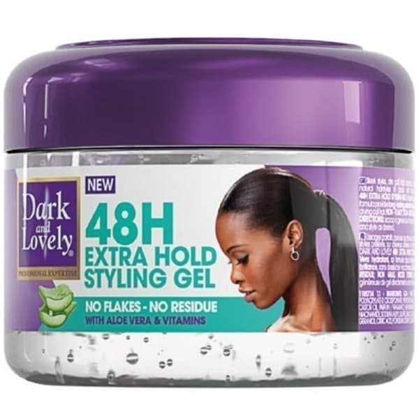 DARK AND LOVELY HAIR GEL 48H EXTRA HOLD STYLING GEL 250ML - 2