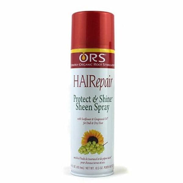 ORS ORGANIC ROOT STIMULATOR HAIR REPAIR PROTECT & SHINE SHEEN SPRAY 297.7 G PER CAPELLI . – verde