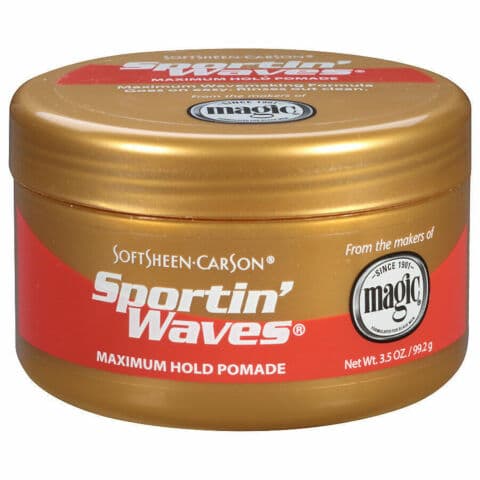 SOFTSHEEN-CARSON SPORTIN-WAVES MAXIMUM HOLD POMADE 99.2g CREMA PER CAPELLI POMATA - 2