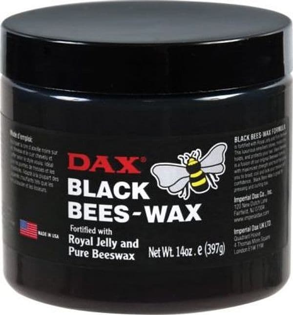 DAX BLACK BEESWAX 14OZ CREMA PER CAPELLI CON CERA D'API – nero