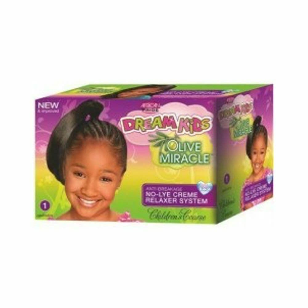 SUPER AFRICAN PRIDE DREAM KIDS OLIVE MIRACLE RELAXER COARSE - 2
