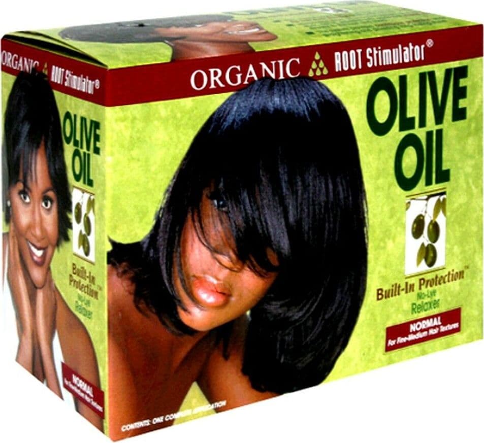 OLIVE OIL ORS STIRAGGIO PER CAPELLI AFRO OLIVE OIL BUILT-PROTECTION FULL APPLICATION NO-LYE RELAXER KIT NORMAL 12.85 OZ –