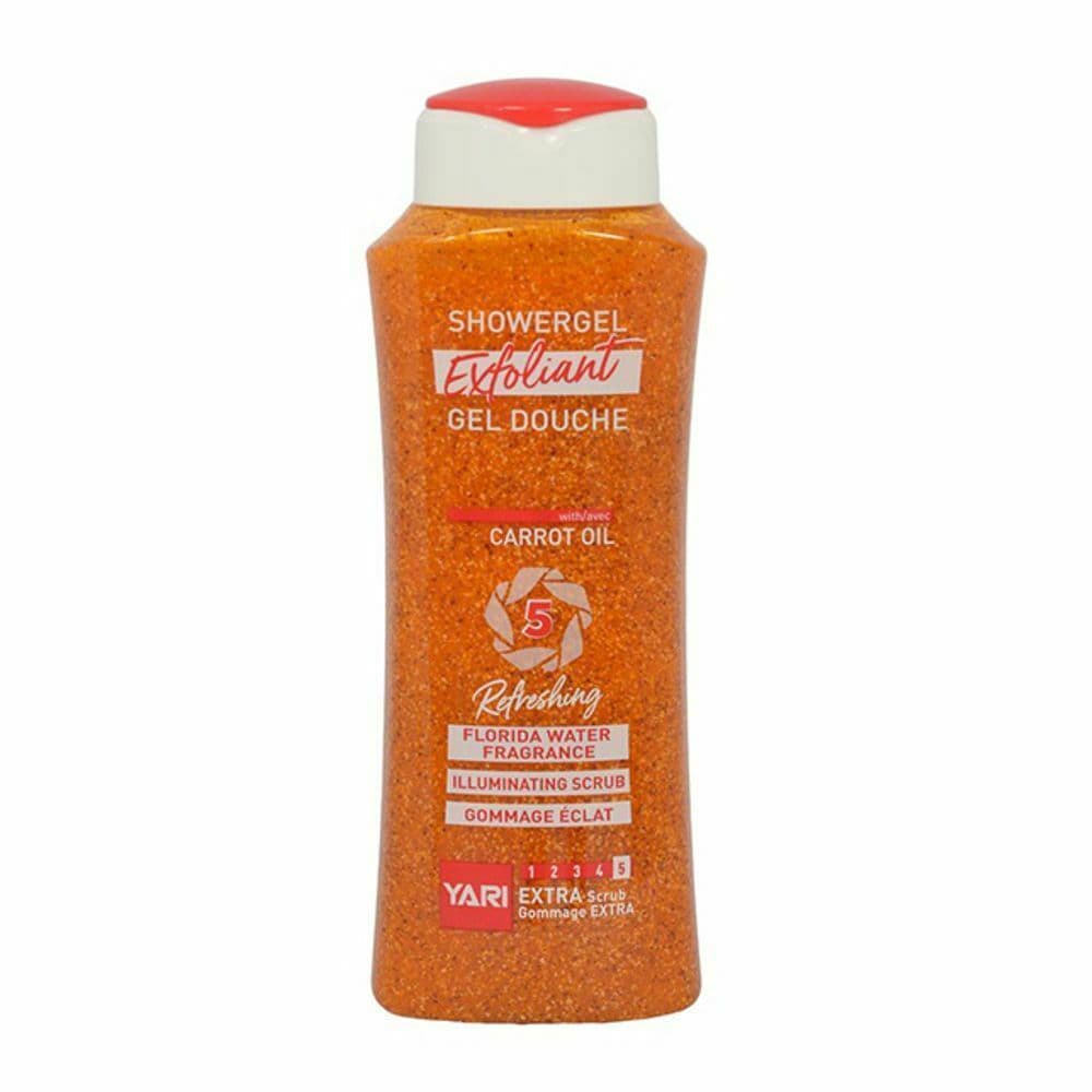 YARI EXFOLIANT SHOWERGEL CARROT OIL EXTRA SCRUB 500ml PER DOCCIA – arancione