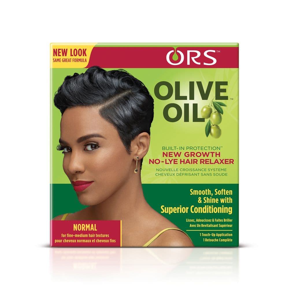 ORS OLIVE OIL NEW GROWTH NO-LYE HAIR RELAXER KIT REGULAR 1App.PAESE DI ORIGINE USA - 2