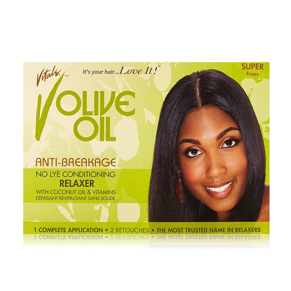 VITALE OLIVE OIL RELAXER KIT SUPER STIRAGGIO PER CAPELLI AFROLATINI - 2