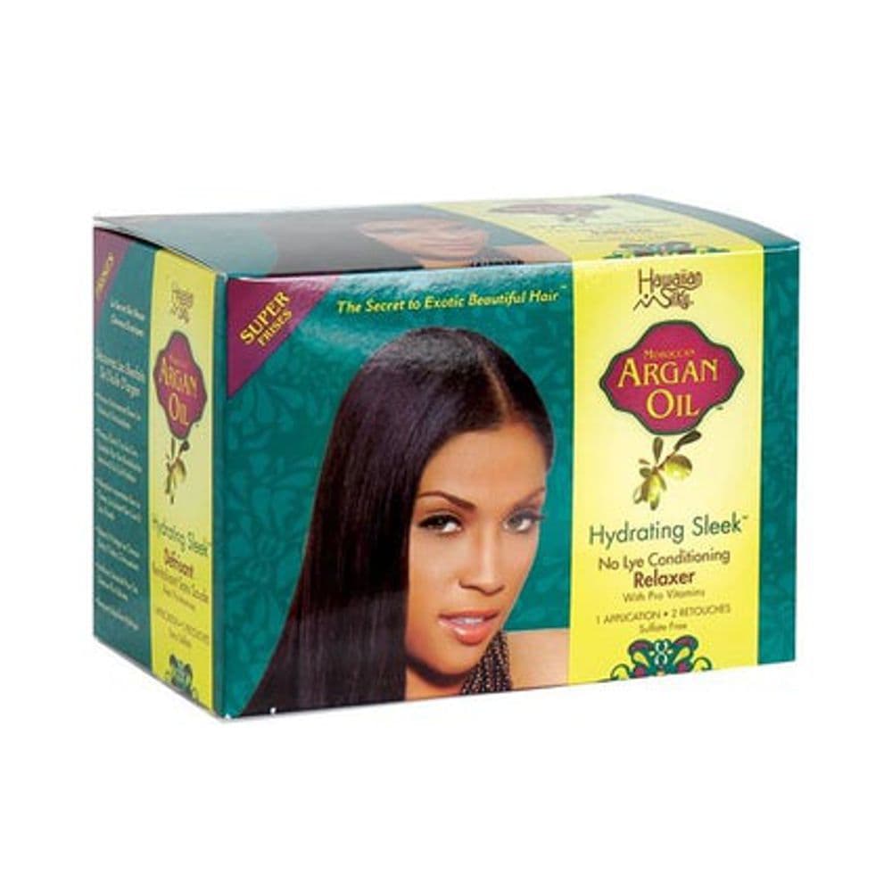 HAWAIIAN SILKY ARGAN RELAXER KIT SUPER - 2