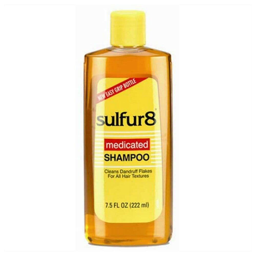 SULFUR 8 SHAMPOO 200 ML CLEANS DANDRUFF FLAKES FOR ALL HAIR TEXTURES - 2