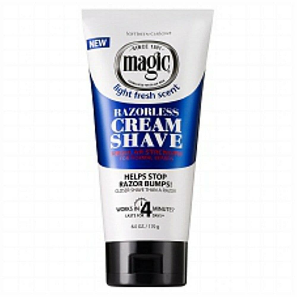 SOFTSHEEN-CARSON MAGIC RAZORLESS CREAM SHAVE REGULAR STRENGHT170 G PER BARBA . - 2