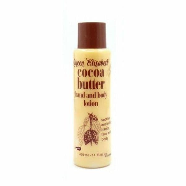 QUEEN ELIZABETH COCOA BUTTER HAND &BODY LOTION – marrone