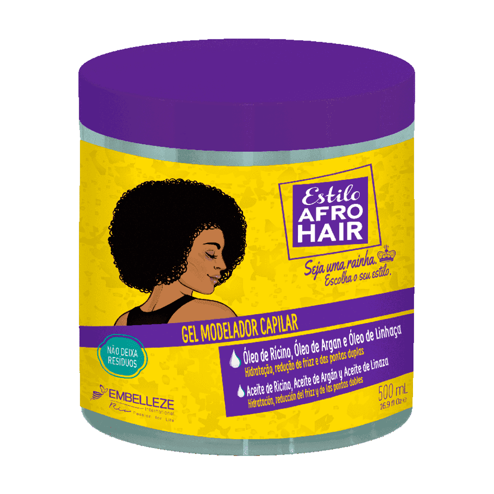 embelleze afro hair styling gel 500ml paese di origine usa – viola