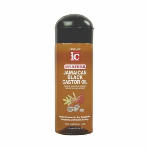 FANTASIA HAIR POLISHER JAMAICAN BLACK CASTOR OIL 6 OZ OLIO PER CAPELLI PAESE DI ORIGINE USA. - 2