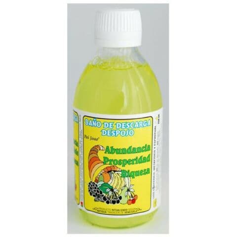 BAŇO DE DESCARGA DESPOJO ABUNDANCIA, RIQUEZA, PROSPERIDAD 250 ML ESOTERISMO SANTERIA VENEZUELA