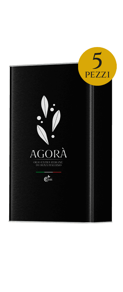Agorà - Latta di Olio Extravergine di Oliva Italiano da 5 Litri - 2