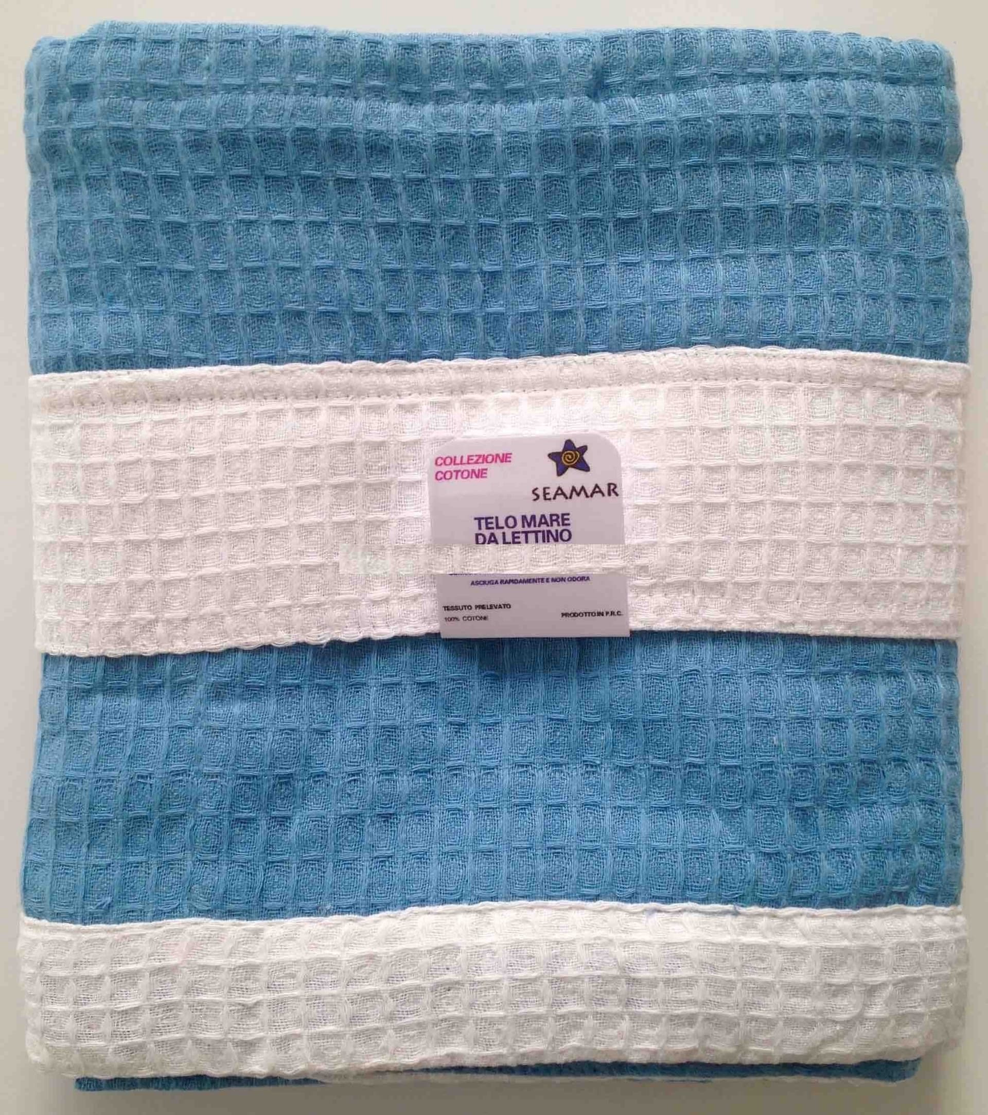 Seamar Telo Mare per Lettino in Nido D'ape Di Cotone Bicolore Con Tasche Posteriori 70x230 Cm Casa e cucina/Tessili per la casa/Biancheria da bagno/Asciugamani/Teli mare La Bottega del Risparmio - Bari, Commerciovirtuoso.it