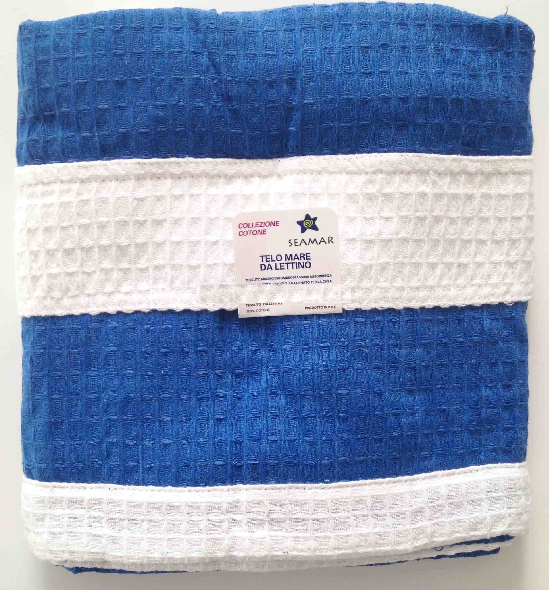 Seamar Telo Mare per Lettino in Nido D'ape Di Cotone Bicolore Con Tasche Posteriori 70x230 Cm Casa e cucina/Tessili per la casa/Biancheria da bagno/Asciugamani/Teli mare La Bottega del Risparmio - Bari, Commerciovirtuoso.it