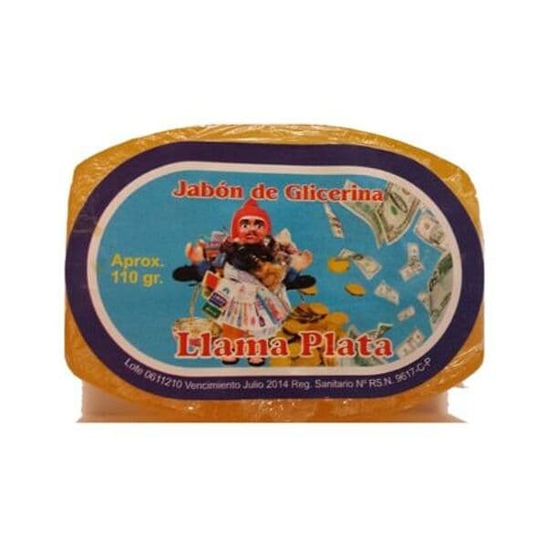 SAPONETTA ESOTERICA SANTERÍA LLAMA PLATA JABON DE GLICERINA COLORE GIALLO – classico