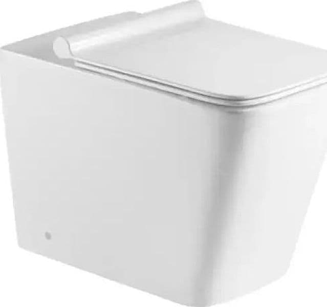 Coppia Sanitari Design A Terra Filo Muro | Karag LT - 4