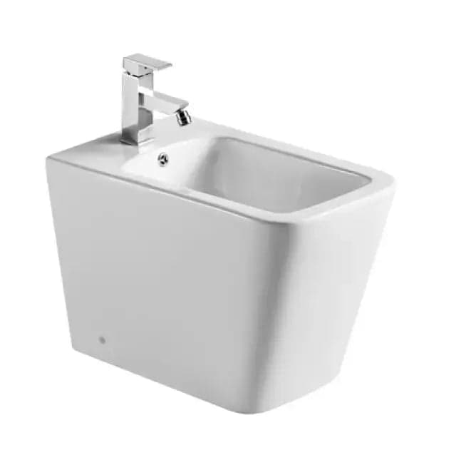 Coppia Sanitari Design A Terra Filo Muro | Karag LT - 6